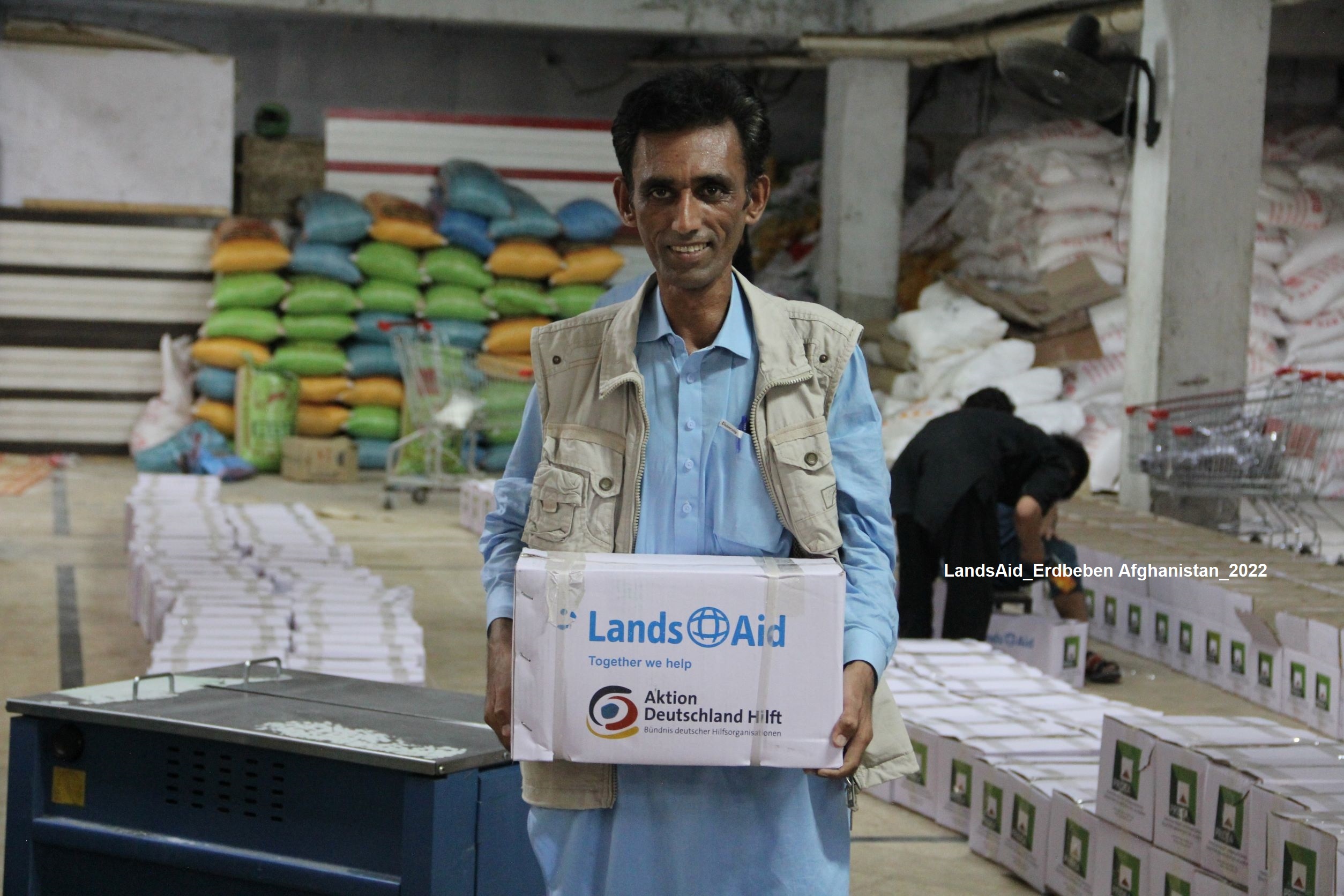LandsAid_Erdbeben Afghanistan_2022_Hilfsgüter